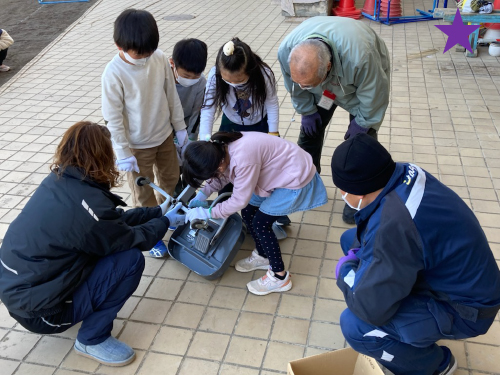 解体分別作業の体験の様子5